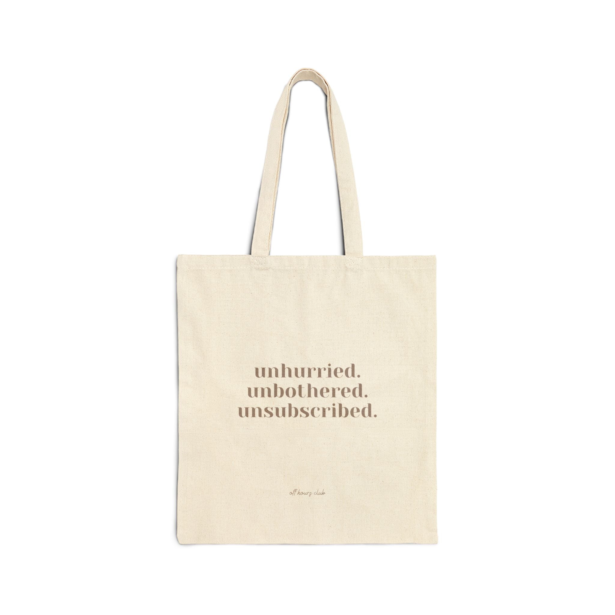 Off Hours Club Collection  — Unbothered Tote